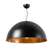 Newport Pendant Light Small, Medium, Large in Black/Copper, Black/Gold, Black/Silver