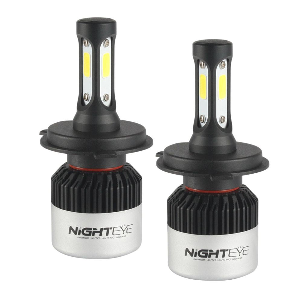 Nighteye H4 LED Headlight Bulbs 36W 4500LM Set of 2
