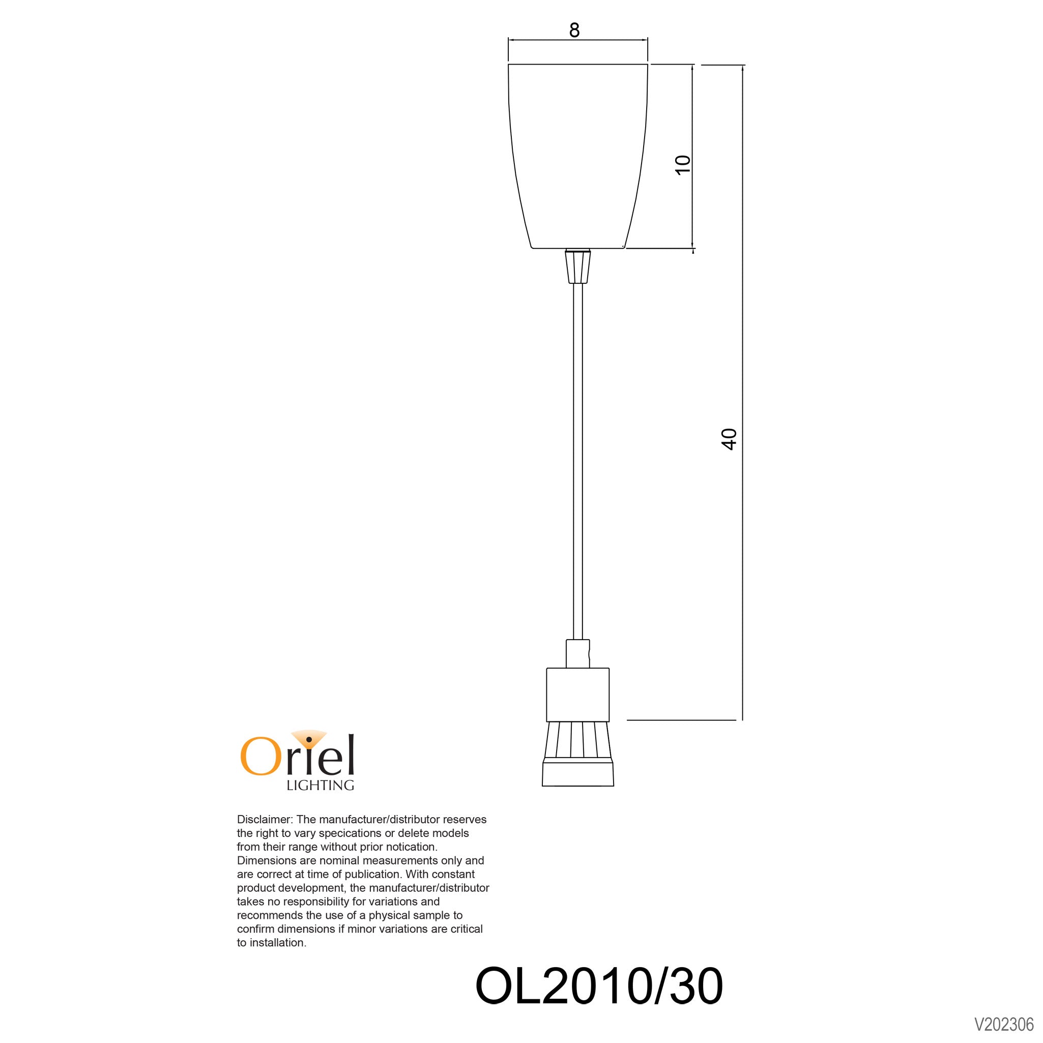 PEG 30 White - 30cm DIY Suspension B22 White