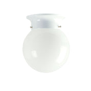 JETBALL 15 White - DIY Glass Ceiling Light with opal Glass