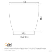 PHIL SMALL DIY - 16cm Opal Matt Glass DIY