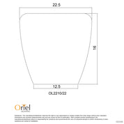 PHIL LARGE DIY - 23cm Opal Matt Glass DIY