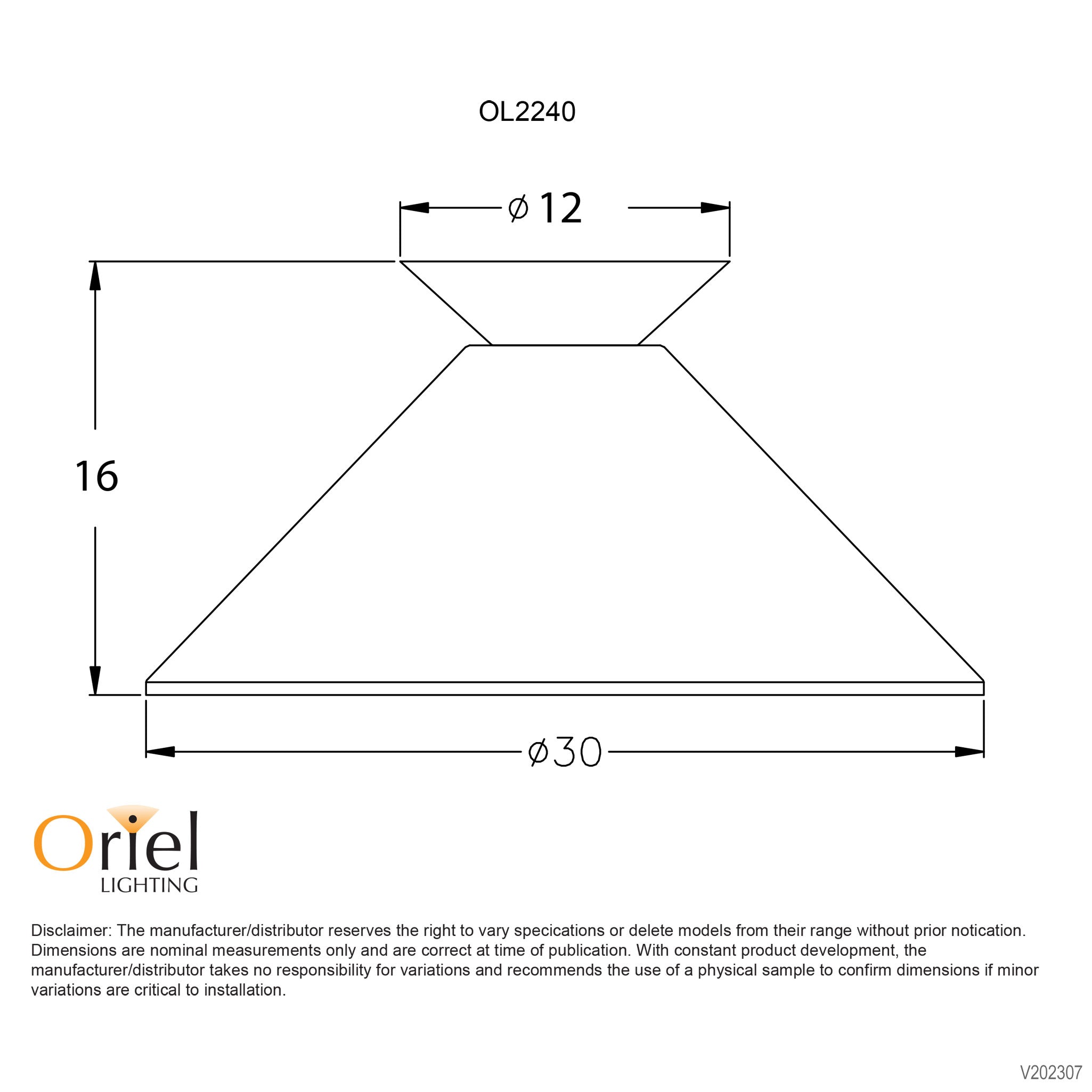 VAMP DIY - 29cm Alabaster Glass DIY