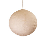 KANTO.60 ROUND FLAX - White Linen Shade Only