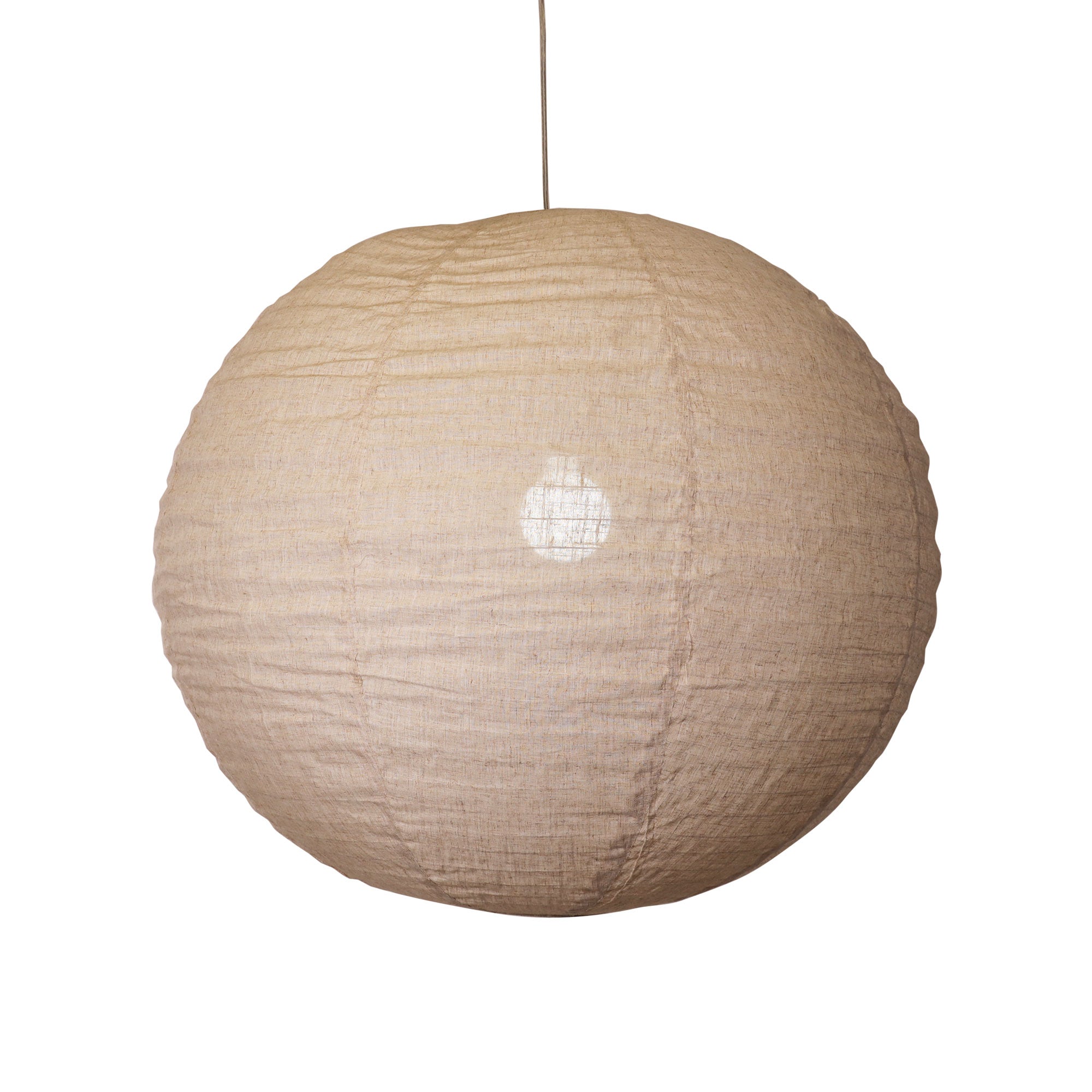 KANTO.80 ROUND FLAX - Flax Linen Shade Only