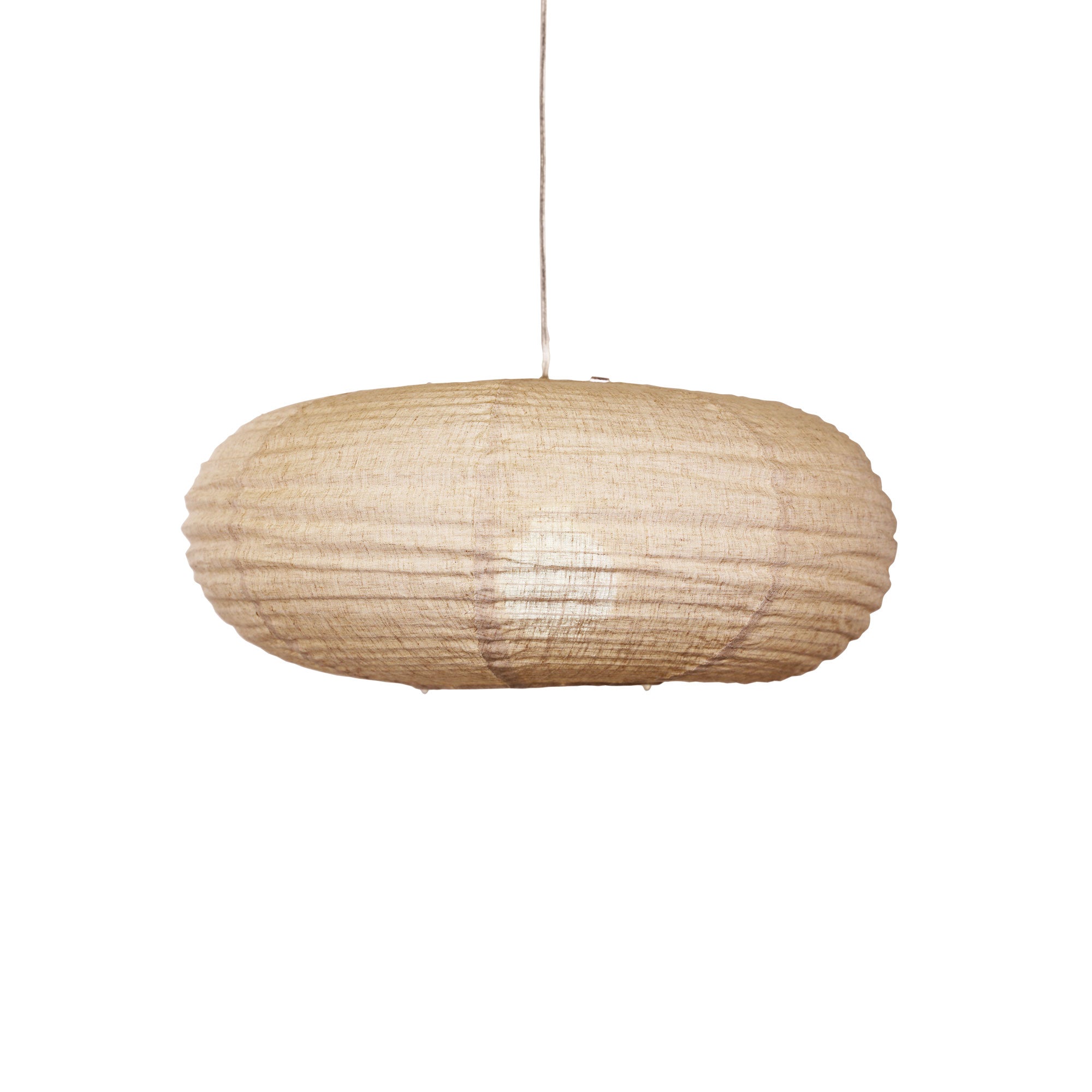 KANTO.60 OVAL FLAX - Flax Linen Shade Only