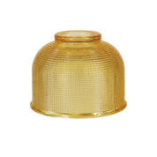 MAISON.15 AMBER - 15cm Retro Halophane Glass Shade