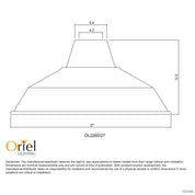 WAREHOUSER.27 - 27 cm White Industrial Vintage Shade