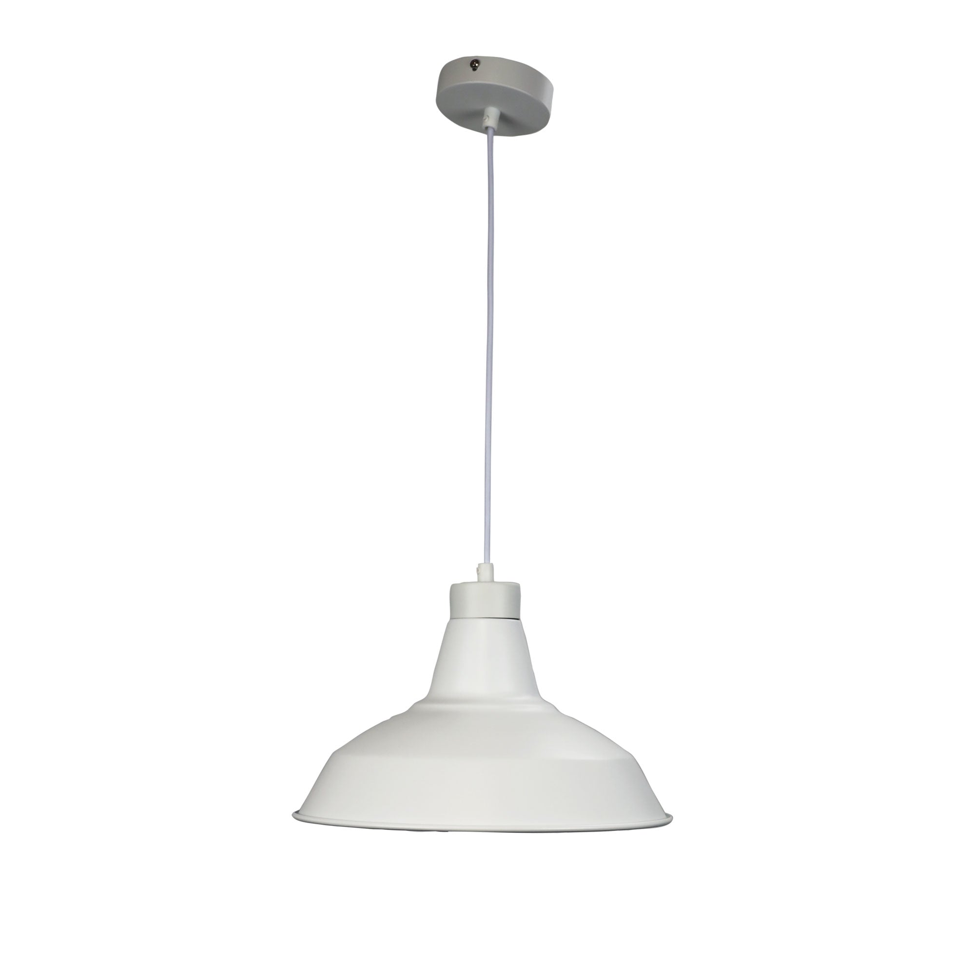 WAREHOUSER.31 - 31 cm White Industrial Vintage Shade