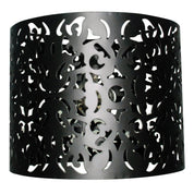 VICKY BLACK - 25cm Laser Cut Metal DIY Ceiling Light Black