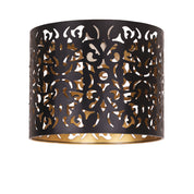 VICKY COPPER - 25cm Laser Cut Metal DIY Ceiling Light with a golden-coppper Inner