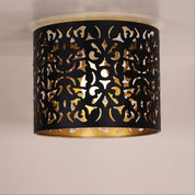 VICKY COPPER - 25cm Laser Cut Metal DIY Ceiling Light with a golden-coppper Inner