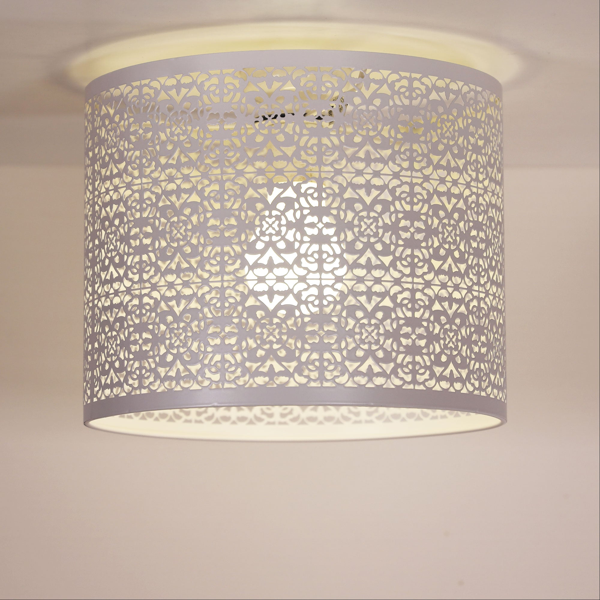 BURSA WHITE - Laser Cut Metal DIY Ceiling Light
