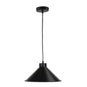 VICTORIANA 30 - 30cm Black Traditional Metal Shade