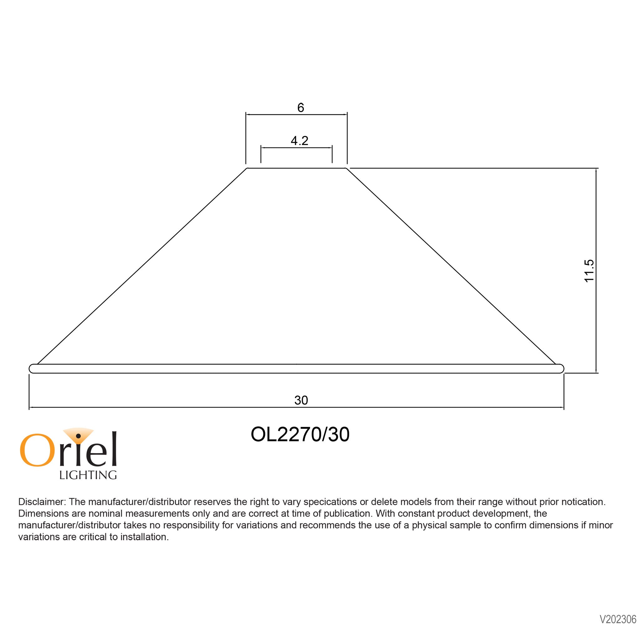 VICTORIANA 30 - 30cm White Traditional Metal Shade