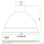 YARD.35 Red - 35cm Industrial Style Shade