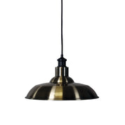 SLATER ANTIQUE BRASS - 38cm Plated Industrial Vintage Shade