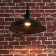 SLATER PENDANT OIL RUBBED BRONZE - Oil Rubbed Bronze Industrial Vintage Pendant