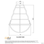 CAGE.14 - 14cm Metal Wire Industrial  Style Shade