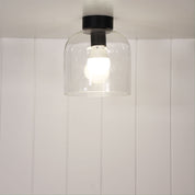 BURTON DIY BLACK - Metal and Glass DIY Shade