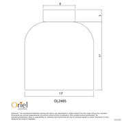 BURTON DIY BLACK - Metal and Glass DIY Shade