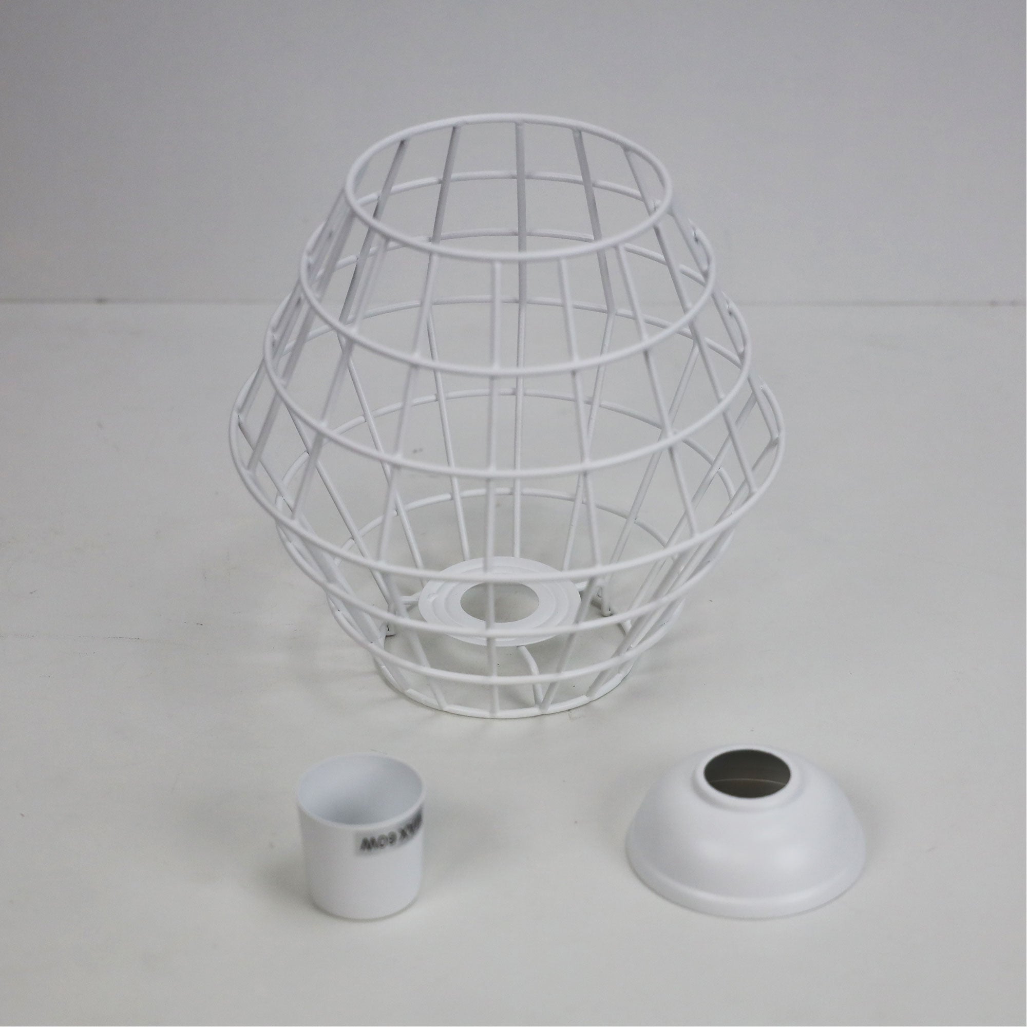 MACI.18 WHITE - Wire Retro Industrial DIY Shade