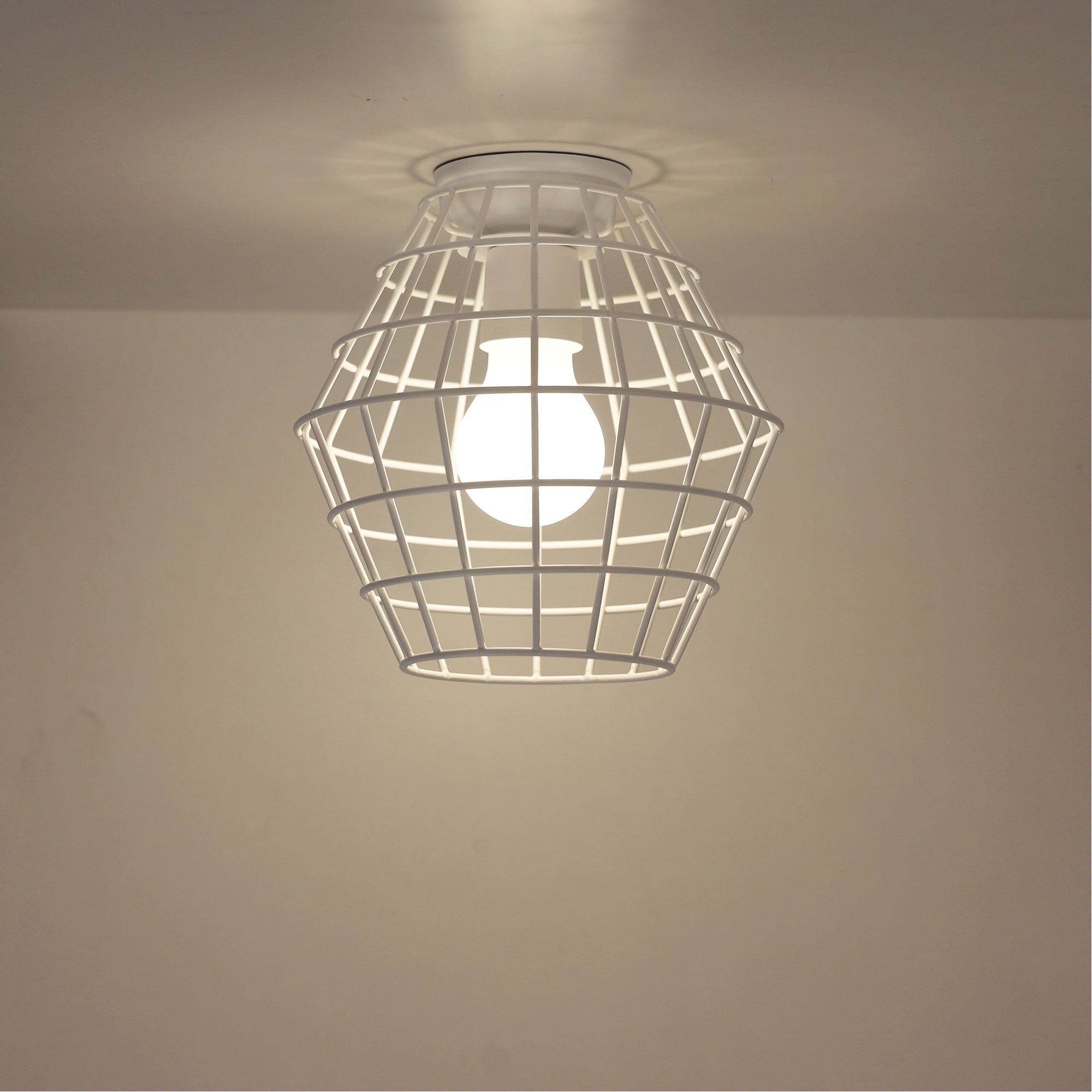 MACI.18 WHITE - Wire Retro Industrial DIY Shade