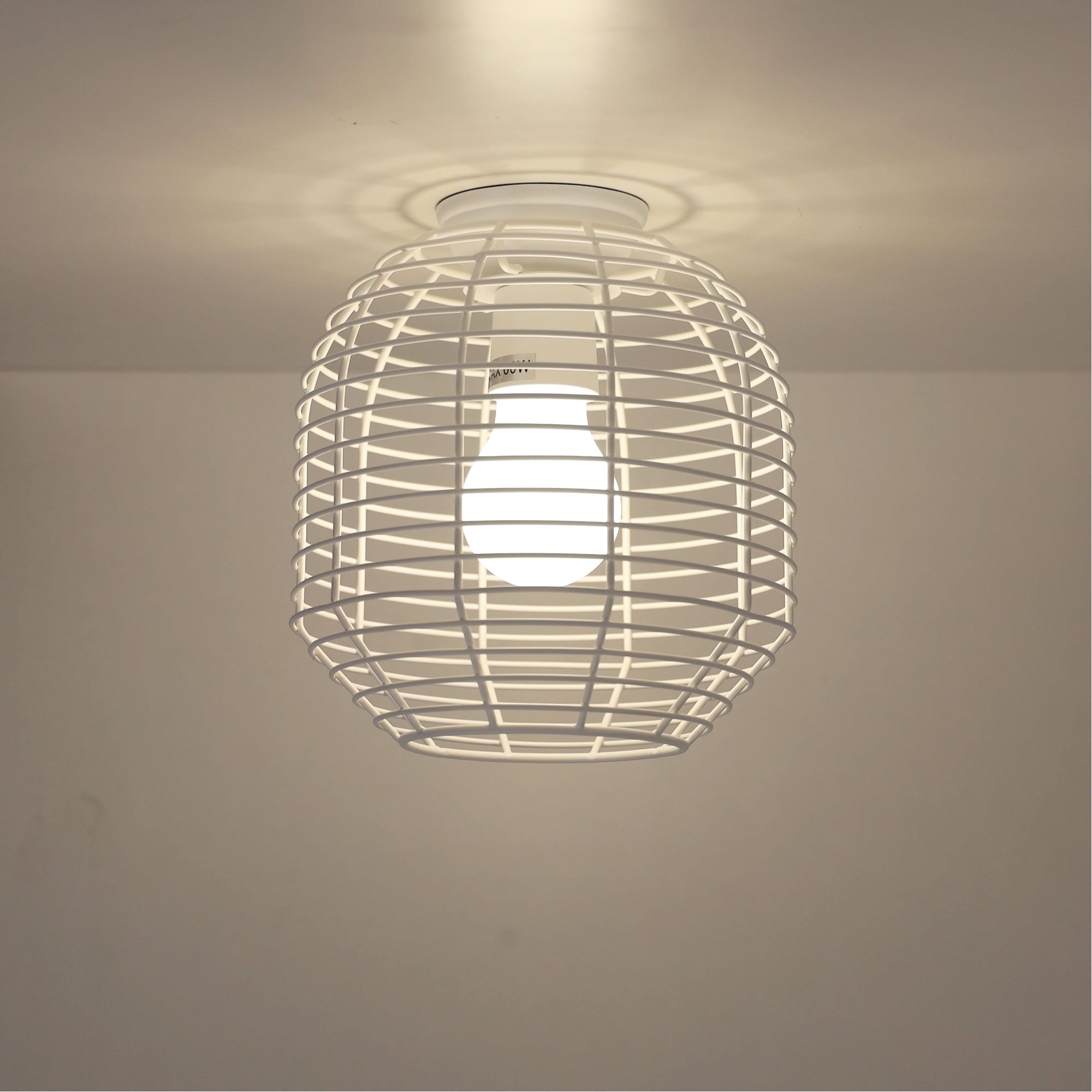 EVE.18 WHITE - Wire Retro Industrial DIY Shade