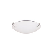 CLAW 30 - Matt Opal Glass with Chrome Clips E27