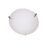 CLAW 30 - Matt Opal Glass with Chrome Clips E27