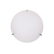 CLAW 40 - Matt Opal Glass with Chrome Clips Twin E27