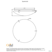 CLAW 40 - Matt Opal Glass with Chrome Clips Twin E27