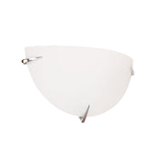CLAW WALL - 30cm Wall llight Matt Opal and Chrome
