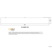 ORBIS.40 WHITE - TriColour LED Ceiling Light