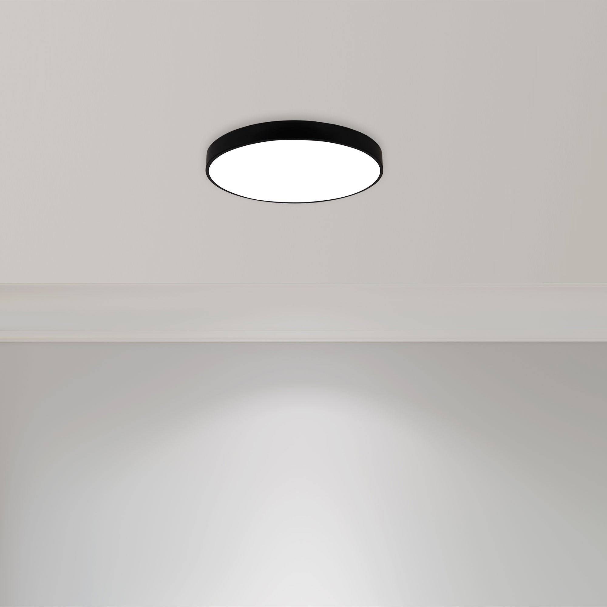 ORBIS.50 BLACK - TriColour LED Ceiling Light