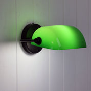 BANKERS WALL BLACK - Black Wall Light
