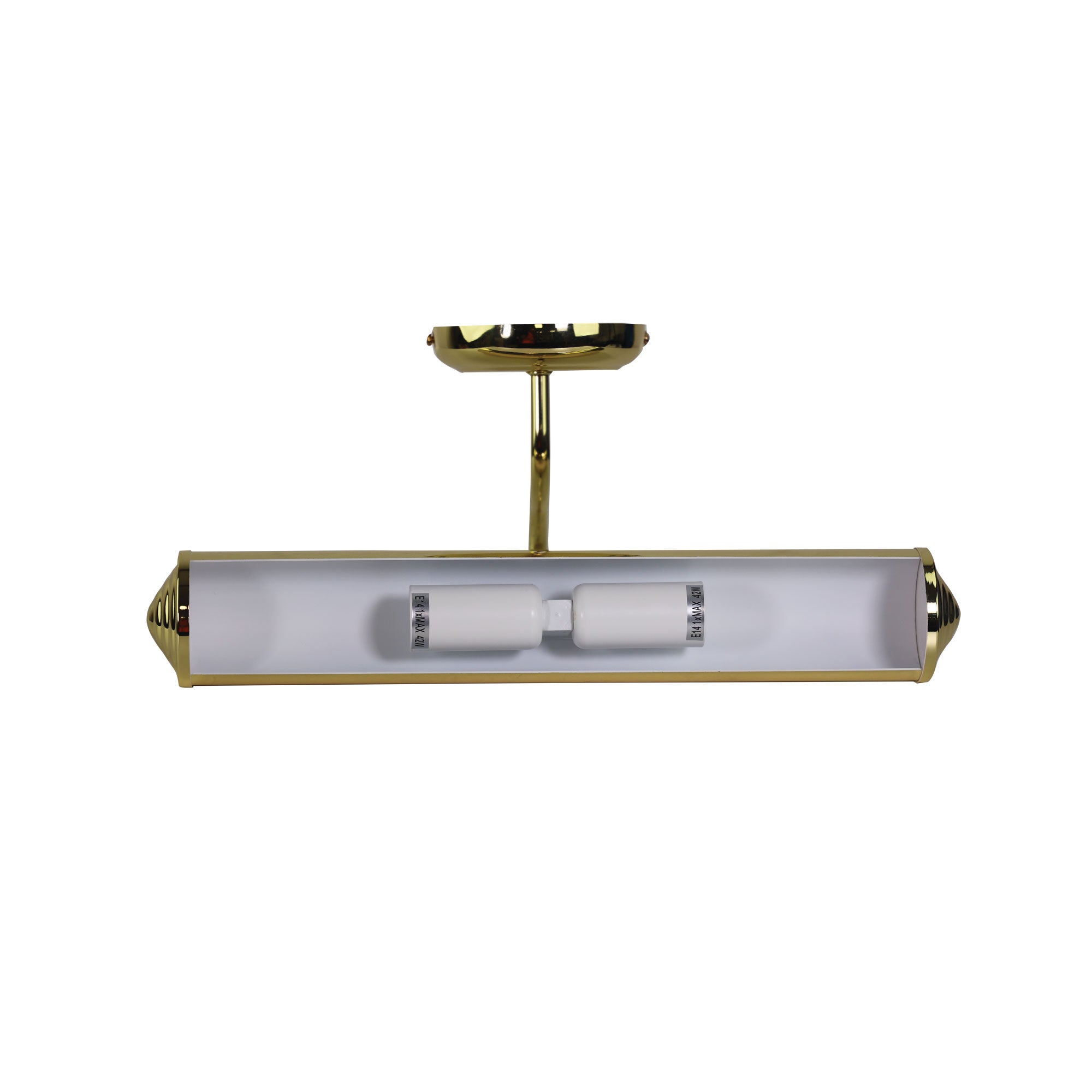 PICTURE LIGHT BRASS - Polished Brass Plated Wall Light