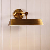 LOXBY SATIN BRASS - Adjustable Metal Wall Light
