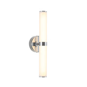 SASSY CHROME - Ribbed TriColour LED Wall Light