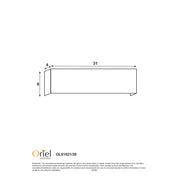 RAFTER.30 WHITE - TriColour LED Wall Light
