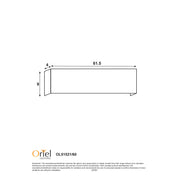 RAFTER.60 WHITE - TriColour LED Wall Light