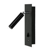 HOTEL w SWITCH - 3W LED Spot with USB and Switch Black