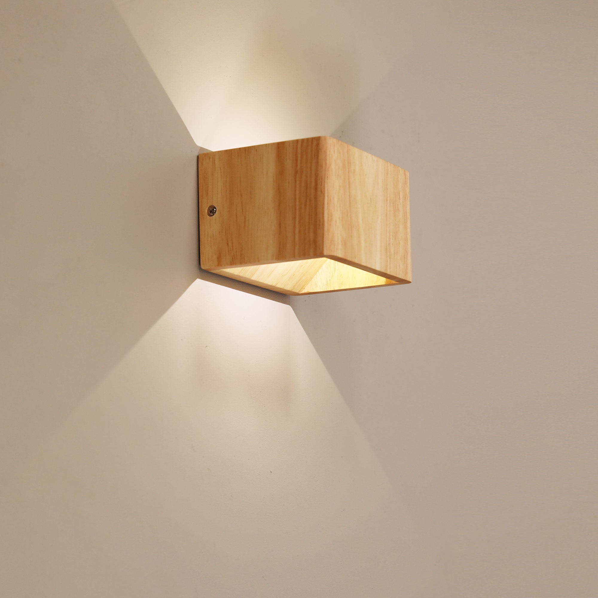 VIDAR - 3W 4000K WALL LIGHT SOLID WOOD