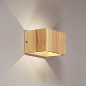 VIDAR - 3W 4000K WALL LIGHT SOLID WOOD