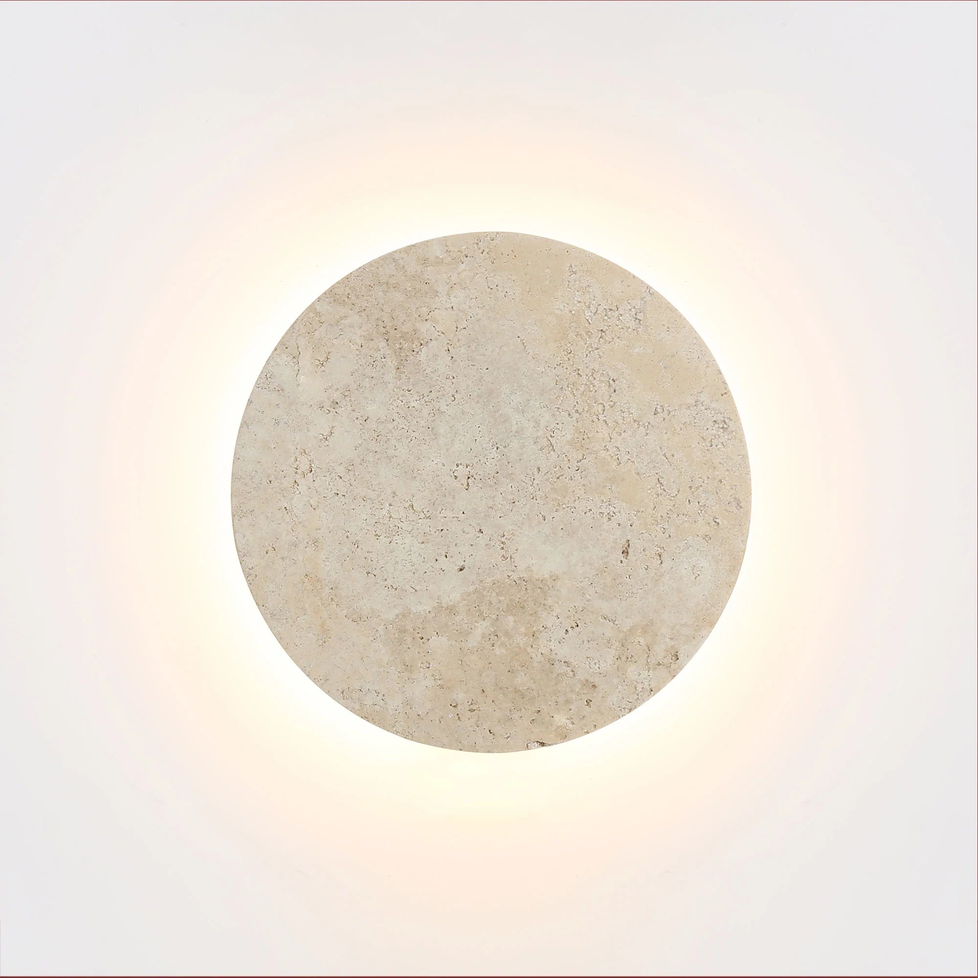 Oriel Lighting DOT.20 Travertine Tri-Colour LED Wall Light ''Stock Due End August''
