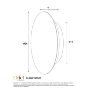 DOT.25 NATURAL WOOD - Tri-Colour LED Wall Light
