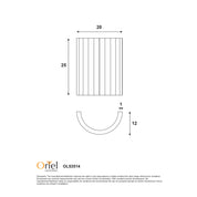 MIA WALL SCONCE - Plaster Finished Wall Light