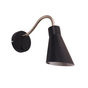 THOR SWITCHED BLACK - Switched Flexible Wall Light