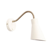 THOR SWITCHED WHITE - Switched Flexible Wall Light