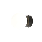 GLOBO G9 BLACK - IP44 Opal Glass Vanity Light